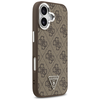 iPhone 17 Barna Guess - Hardcase 4G Triangle Logo MagSafe (GUHMP17SP4TSRCMW) tok - 1. kép