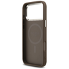 iPhone 17 Pro Max Guess Hardcase 4G Triangle Logo MagSafe (GUHMP17XP4TSRCMW) - Barna tok - 4. kép