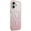 iPhone 17 Pink Guess IML Gradient Triangle Logo MagSafe (GUHMP17SHGTMLCGP) tok - 3. kép