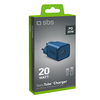 SBS TETRGAN1C20B 20W GaN hálózati töltő Power Delivery-vel - Kék - 0. kép