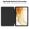 Samsung Galaxy Tab S7 FE Fekete Techsuit - Flex Trifold (tolltartóval) tok - 1. kép