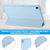 Samsung Galaxy Tab S6 Lite (2020/2022/2024) Sky Blue Techsuit - Flex Trifold (with Pencil Holder) tok - 0. kép