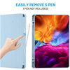 Samsung Galaxy Tab S6 Lite (2020/2022/2024) Sky Blue Techsuit - Flex Trifold (with Pencil Holder) tok - 1. kép