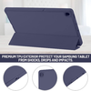 Samsung Galaxy Tab S6 Lite (2020/2022/2024) Sötétkék Techsuit Flex Trifold (Ceruzatartóval) tok - 0. kép