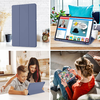 Samsung Galaxy Tab S6 Lite (2020/2022/2024) Purple Techsuit - Flex Trifold (with Pencil Holder) tok - 3. kép