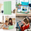Samsung Galaxy Tab S6 Lite (2020/2022/2024) Matcha Zöld Techsuit Flex Trifold (ceruzatartóval) tok - 1. kép