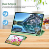 Samsung Galaxy Tab S6 Lite (2020/2022/2024) Matcha Zöld Techsuit Flex Trifold (ceruzatartóval) tok - 2. kép
