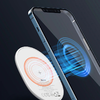 Baseus Light MagSafe Qi vezeték nélküli töltő iPhone 12 szériához USB Type C kábellel fehér (WXQJ-02) - 1. kép