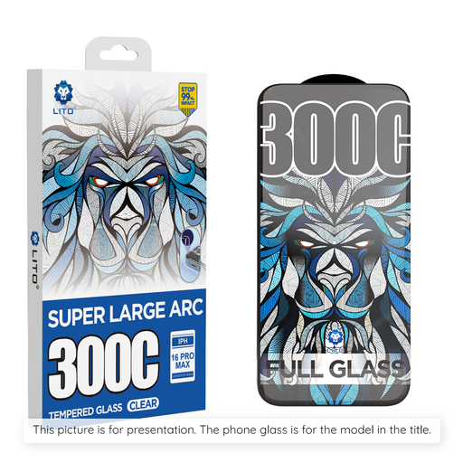 iPhone 17 Air Lito - D+ Max 300C - Átlátszó üvegfólia