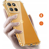 Motorola Moto G15 / G15 Power átlátszó Techsuit - Shockproof Clear Silicone MagSafe tok - 0. kép