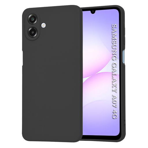 Samsung Galaxy A07 4G Techsuit SoftFlex Fekete tok