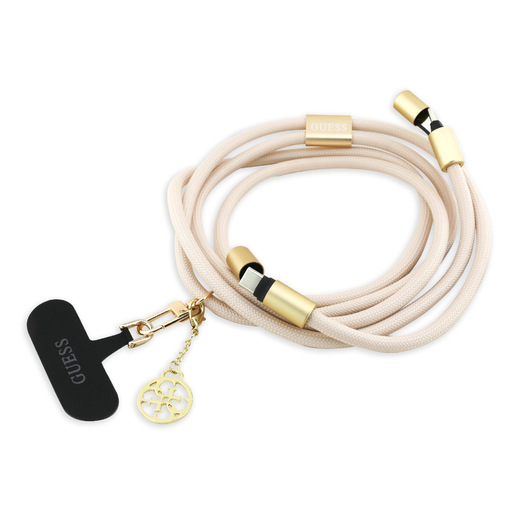 Guess Crossbody Pánt 4G Charm USB-C/USB-C Töltőkábellel Bézs Guess Crossbody Pánt 4G Charm USB-C/USB-C Töltőkábellel Bézs