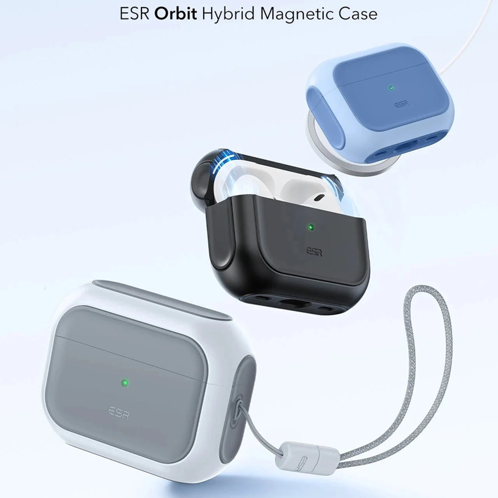 Apple AirPods Pro 3 - ESR - Orbit Hybrid HaloLock tok fehér - 9