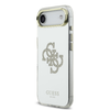 Guess PC/TPU Mirror 4G Glitter Logo MagSafe tok iPhone 17 Air, arany tok - 0. kép