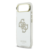Guess PC/TPU Mirror 4G Glitter Logo MagSafe tok iPhone 17 Air, arany tok - 3. kép