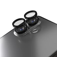 iPhone 17 Etteri kamera lencsevédő fekete üvegfólia,