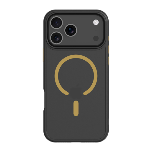  iPhone 17 Pro Max Fekete/Sárga Tactical MagForce Hyperstealth 2.0 tok