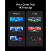 USB-C Hub Anker Prime 737, 2 x USB-A 3.0 - 3 x USB-A - 5 x USB-C - 2 x HDMI - 1 x Jack 3.5mm - 1 x RJ45, Fekete A83B63A1 - 3. kép