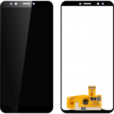 LCD Display Modul MP Huawei Y7 (2018) / Y7 Prime (2018) / Y7 Pro (2018), keret nélkül, utángyártott, fekete, kijelző