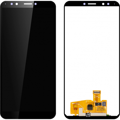 LCD Display Modul MP Huawei Y7 (2018) / Y7 Prime (2018) / Y7 Pro (2018), keret nélkül, utángyártott, fekete, kijelző