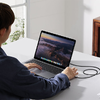Ugreen L512 USB-C USB-C kábel, 1m, 5A, 480Mbps, csillagszürke - 4. kép