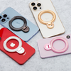 Phone stand CIRCLE - stick-on - ezüst - 4. kép