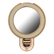 Telefon állvány CIRCLE MIRROR - öntapadós - arany