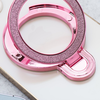 Telefon állvány CIRCLE GLITTER - ragasztható - rózsaszín - 2. kép