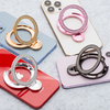 Telefon állvány CIRCLE GLITTER - ragasztható - rózsaszín - 4. kép
