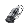  Adapter Acefast (J9) - Digitális kijelzővel, Type-C to USB-C, 480Mbps, 20V/5A, Gyors töltés, adatátvitel - Fém Szürke - 1. kép