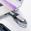 Adapter (J8) - Type-C to USB, 10Gbps adatátvitel, 27W, gyors töltés - Fém Szürke Acefast - 2. kép