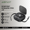  Acefast 2x USB-C, USB, Lightning, Micro-USB, TF Fekete J3 Útikészlet visszahúzható kábellel 60W, 3A, 0.95m Adatkábel - 2. kép