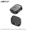  Acefast 2x USB-C, USB, Lightning, Micro-USB, TF Fekete J3 Útikészlet visszahúzható kábellel 60W, 3A, 0.95m Adatkábel - 3. kép