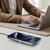  Acefast - Vezeték nélküli mágneses töltő (E24) - MagSafe, Gyors töltés, Qi2, Type-C, 15W, 2.25A, Edzett üveg, 1.2m - Fém szürke - 3. kép