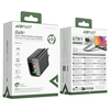  Acefast Falitöltő - GaN, Gyors töltés, 2x Type-C, USB, 67W, 3A, Intelligens chip - Fekete - 4. kép