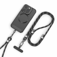 Universal (Univerzális) telefontartó nyakpánt - Szürke-fekete