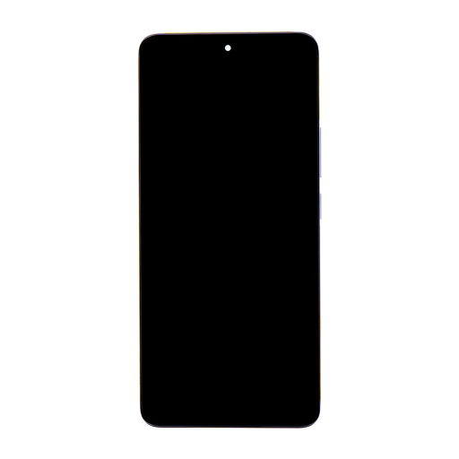 LCD Kijelző + Érintő Egység + Előlapi Borítás Xiaomi Redmi Note 14 Pro 5G Lila (Szerviz Csomag),