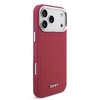DKNY PU bőr fém logós csuklópántos MagSafe tok iPhone 17 Pro Max-hoz rózsaszín - 2. kép