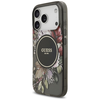 iPhone 17 Pro Fekete Guess IML Virágos Pántos MagSafe tok - 1. kép