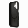 Guess PU Bőr Háromszög Logós MagSafe iPhone 17 tok Fekete - 4. kép