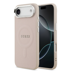 Guess PU Saffiano MagSafe tok iPhone 17 Air Pink