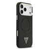 Guess PU Bőr Háromszög Logós MagSafe tok iPhone 17 Pro Max Fekete - 2. kép