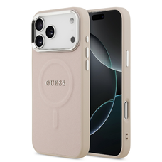 Guess PU Saffiano MagSafe iPhone 17 Pro Max tok Pink