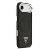 Guess PU Bőr Háromszög Logós MagSafe tok iPhone 17 Air fekete tok - 2. kép