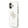 iPhone 17 Gold Guess PC/TPU Mirror 4G Glitter Logo MagSafe tok - 0. kép