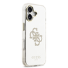  iPhone 17 Gold Guess PC/TPU Mirror 4G Glitter Logo MagSafe tok - 2. kép