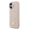 Guess PU bőr háromszög logós MagSafe tok iPhone 17-hez rózsaszín tok - 0. kép