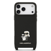Karl Lagerfeld Saffiano Crossbody pánt Metal Karl és Choupette iPhone 17 Pro tok - 1. kép