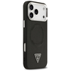  iPhone 17 Pro fekete Guess PU bőr háromszög logós MagSafe tok - 2. kép