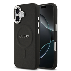 Guess PU Saffiano MagSafe tok iPhone 17-hez fekete